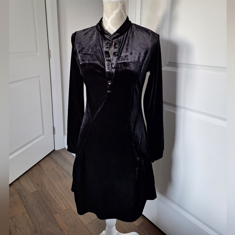 [XS] Velvet  dress/ tunic top